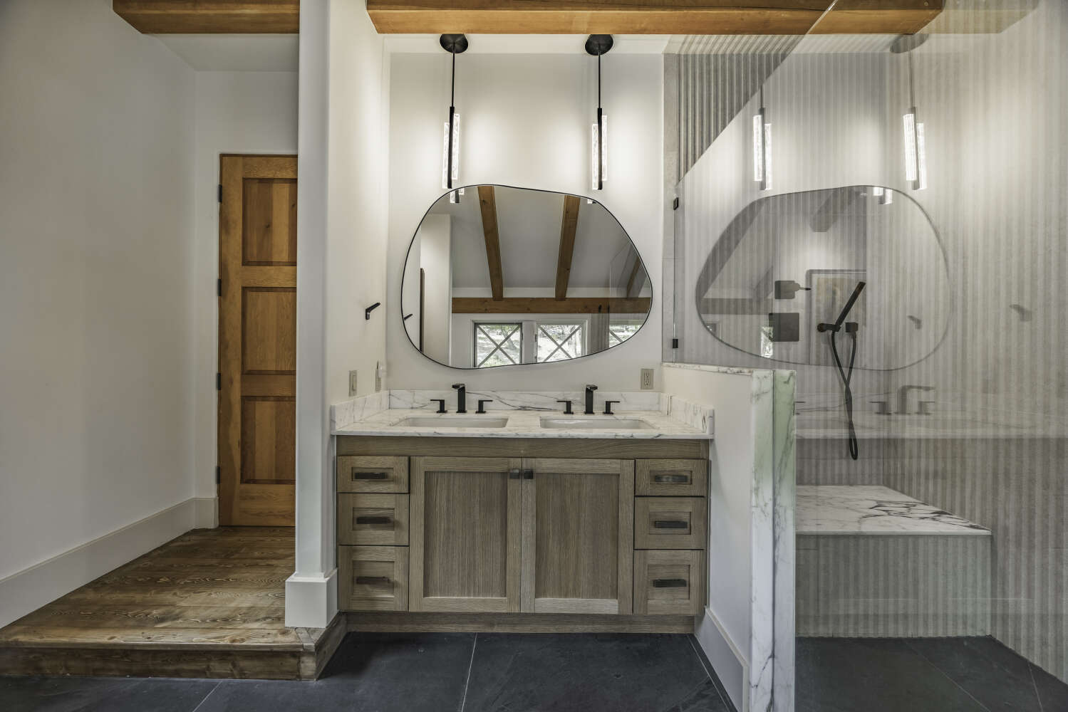 Master bathroom vanity detail